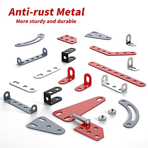 Lucky Doug Building Kit Model Car Set - 287 Pieces STEM Project Building Toys for Kids Ages 8-12, Assembly Technique Car Building Kits Red Vehicle Lucky Doug