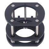 Router Lifting Platform, 4 Jaw Metal Milling Table Lift System Router Table Lifting System Base for 64-66mm Diameter Motors Luqeeg