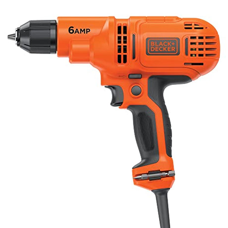 BLACK+DECKER 6.0 Amp 3/8 in. Electric Drill/Driver Kit (DR340C) BLACK+DECKER