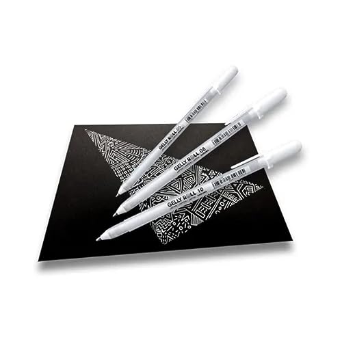 SAKURA - Gelly Basic White - 05-08 - 10 - Set 3 - WoodArtSupply