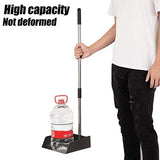 Yangbaga Dust Pans with Long Handle - 39” Heavy Duty Metal Upright Dustpan - Long Handled Stand Up Dustpans - Best Dustpans for Yangbaga