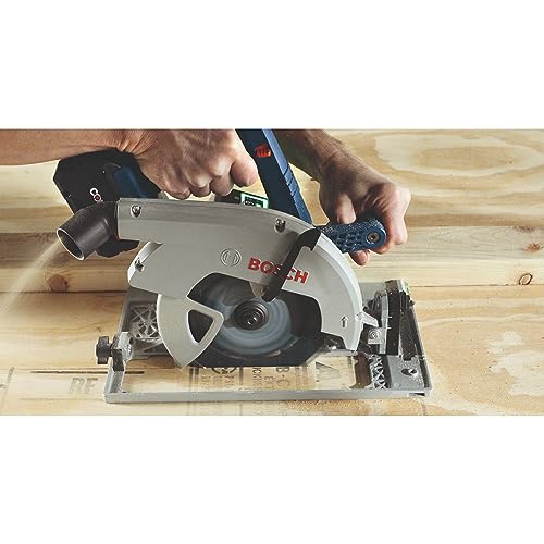 BOSCH GKS18V-25GCB14 PROFACTOR™ 18V Connected-Ready 7-1/4 In. Circular Saw Kit with Track Compatibility and (1) CORE18V® 8 Ah High Power Battery - WoodArtSupply