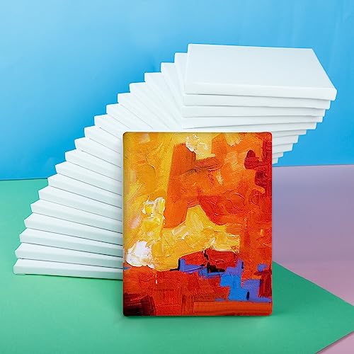 ESRICH 40Pack Canvases for Painting 8x10, Blank White Canvases for Pai –  WoodArtSupply