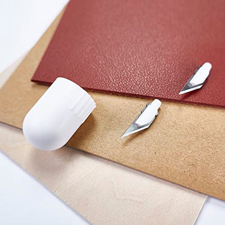 Likart 2 Pcs Knife Replacement Blades for Maker 3/Maker,Likart Knife Blade Perfect for Wood, Leather, Chipboard and More, Blade Tip Only LIKART