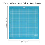 Welebar Cutting Mats for Cricut Maker/Maker3/Explore 3/ Air 2/Air, 5 Pack(12x12 Inch, StandardGrip/LightGrip/StrongGrip/FabricGrip) Replacement WELEBAR