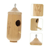 Kisangel Hummingbird House Decorative Bird Houses Honeycomb Hut Unfinished Birdhouses Wood Bird House Outdoor Bird Aviary Bird Breeder Outdoor Bird Kisangel