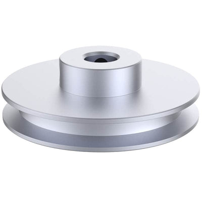 CHANCS Outer Diameter 80mm Single Groove Pulley 6mm Fixed Bore Pulley for Drilling Machine 6MM PU Round Belt