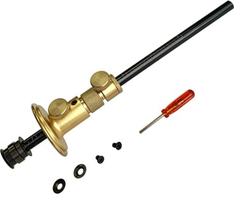 iGaging Mortise Gauge + Wheel Marking Gauge Micro-Adjust Precision Woodworking 1/32nd Inch & 1 mm Scale iGaging