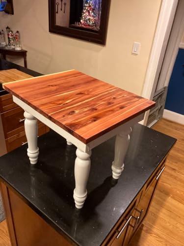 decorluxes Unfinished Farmhouse Bench Legs Dining Table, Coffee Table Rustic Turned Style Leg - Set of 4 - Dimensions: 2.16" x 14"- Easy to Paint (14 decorluxes