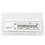 10pcs Tungsten Nose End Mill Blue Coated Spiral Router Bits Milling Machine Cutter Drill Bit CNC Rotary Burrs Set Tool(0.8mm) Wal front