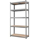 BuxWellBang 36" W x 16" D x 71" H Storage Shelves - 5 Tier Adjustable Garage Shelving Unit, Metal Standing Shelf Utility Rack Organization for BuxWellBang