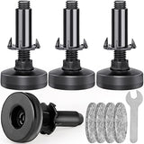 Heavy Duty Furniture Leveling Feet M10 Thread Furniture Levelers Adjustable Furniture Feet w/ T-nut Kit Table Levelers for Cabinet Workbench Chair Sanchamy