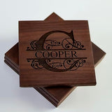 Personalized Wood Engraved Cutting Board, Perfect Gift for Weddings, Anniversaries, and Housewarmings-Choose From Walnut, Maple, or Cherry. Handmade Modern Made Designs