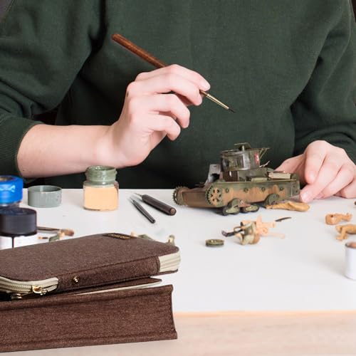 Artify Extreme Detail Paint Brushes, Miniature Paint Brushes for Models, 20pcs Mini Small Paint Brushes for Painting with a Handbag, Ultra Fine ARTIFY art supplies