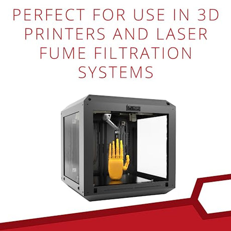 Activated Carbon for 3D Printers, Thermaly Activated, Low-Dust GAC Charcoal for Laser Engraver, Carbon for Filter Refill (1 Pound) Carbon Bulk Sales