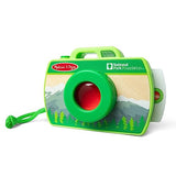 Melissa & Doug Rocky Mountain National Park Sights and Sounds Wooden Toy Camera Play Set - Photo Cards Make Animal Sounds, Search and Find Pretend Melissa & Doug