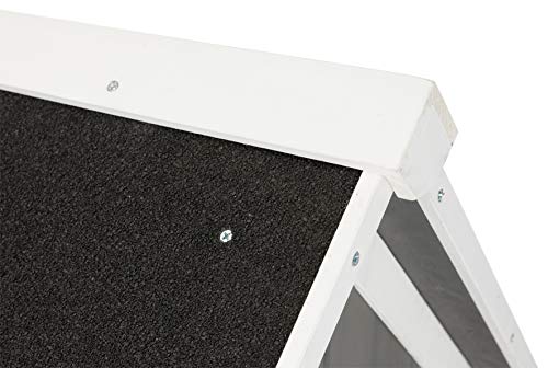 TRIXIE Natura Barn Style Dog House, Elevated Pet Shelter, Weatherproof Dog House, Medium TRIXIE