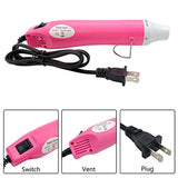 Heat Gun, Mini Hot Air Gun for DIY Crafts Portable Heat Air Gun Tool for Embossing Shrink Wrapping Drying Paint QYQRQF