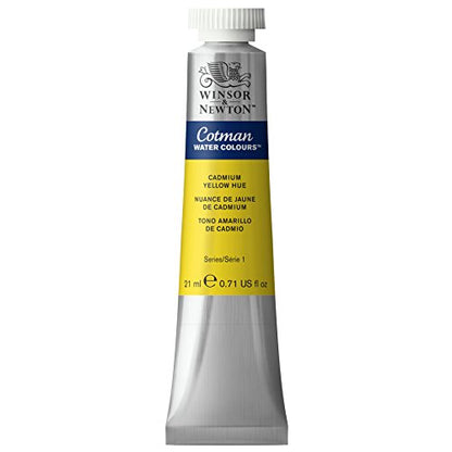 Winsor & Newton Cotman Watercolor Paint, 21ml (0.71-oz) Tube, Cadmium Yellow Hue - WoodArtSupply