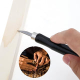 Omninmo Wood Carving Knife Set - 10 PCS Hand Carving Tool Set Whittling Knife Art Craft Caving Tool Kit for DIY Sculpture Omninmo