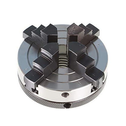findmall Wood Lathe Chuck, 3-Inch 4 Jaw Chuck with 1-Inch by 8 TPI Spindles
