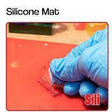 Sili 7 Piece Epoxy/Resin Complete Mixing Kit Featuring The Red Silicone Mat for Jewelry Making • Woodworking • Pen Blank Mixing and General Epoxy Sili