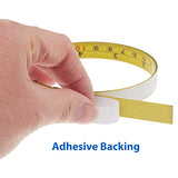 2 Pack Steel Self-Adhesive Measuring Tape, Imperial and Metric Scale Ruler Sticker, 44-Inch Left to Right Reading Tape Measure Sticker for Workbench, A.I.FORCE