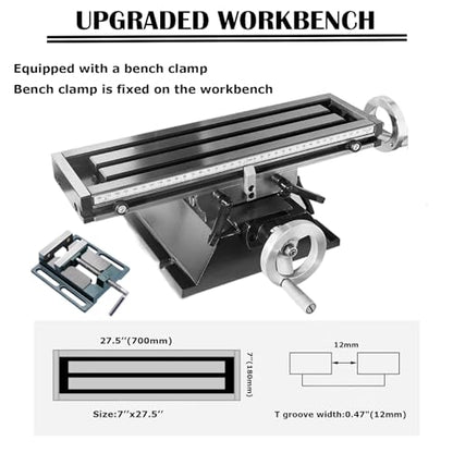 INTBUYING Benchtop Mini Milling Drilling Machine R8 High Precision Mill Drill Machine Micro Variable Speed Power Mill Drill Press 1100W Brushless - WoodArtSupply