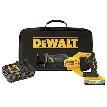 DEWALT 20V MAX Reciprocating Saw, Cordless, Battery and Charger Included (DCS382H1), Large - WoodArtSupply