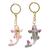 Yayatty Koi Fish Silicone Resin Molds, 5 Pcs Goldfish Fondant Silicone Resin Epoxy Molds for Charms Making Jewelry Home Decoration N\A