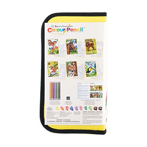 Royal & Langnickel Big Kid's Choice Easy to Do Keep 'N Carry Set, Color Pencil by Number - WoodArtSupply