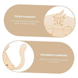 COHEALI 1 Set Wooden Blank Jungle Animals Cutouts Wooden Slice Animals Party Decor Animal Painting Slice Birthday Party Decoration Unfinished Wood COHEALI