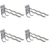 StoreWALL Heavy Duty Tool Hook with CamLok Wall Locking Mechanism and Notched Double Hook Design for Shovels, Brooms, Rakes, Garage Storage (Pack of StoreWALL