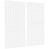 BELLO YON 4Pcs Pegboard, Peg Board, Pegboard Wall Organizer Panels Accessories, Mount Display Pegboard Kits, Metal Pegboard for Walls Garage Craft BELLO YON
