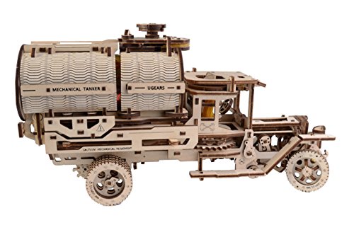 UGears Truck with Tanker Mechanical Wooden Model KIT 3D Puzzle Assembly UGEARS