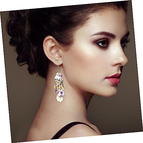 Anneome 5 Pairs Sublimation Earrings Bracelet Blanks for Jewelry Making Earring Blanks for Sublimation Printing Earring Hooks Teardrop Earrings DIY Anneome