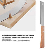 Japanese Hand Saw, 12in Single Sided Teeth Flush Cut Saw Small Hand Saw Wooden Handle Flat Saw for Garden Pruning Carpentry Woodworking Jarchii