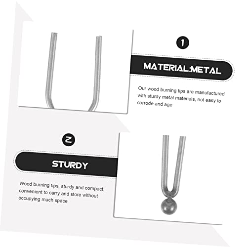 Uonlytech 9 pcs Pyrograph pen tip engraving tips for wood DIY wood burning tips wood burning accessories specialty tools leather tool woodburning Uonlytech