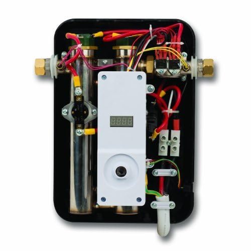 EcoSmart ECO 11 Electric Tankless Water Heater, 13KW at 240 Volts with Patented Self Modulating Technology - WoodArtSupply