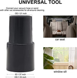 9 Pcs Vacuum Attachments Fit for Shop Vac Accessories 1 1/4" - 3 Pcs Vacuum Extension Wand, 1 1/4 inch (32 mm) & 1 3/8 inch (35 mm) Vacuum Hose GIB cleaningtool