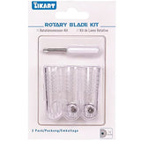 Likart 2 Pcs Rotary Blades Replacement kit for Maker 3/Maker,Likart Rotary Blade Perfect for Heavier Fabrics Like Denim,Burlap and More, Blade Tip LIKART