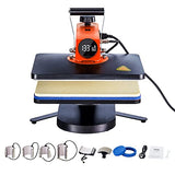 VEVOR Heat Press 15X12 Inch Heat Press Machine 5 in 1 Digital Multifunctional Sublimation T-Shirt Heat Press Machine for T Shirts Hat Mug Cap Plate VEVOR