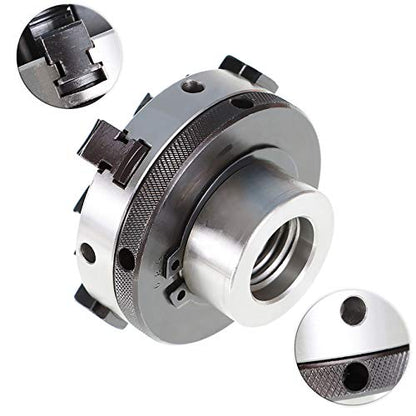 findmall Wood Lathe Chuck, 3-Inch 4 Jaw Chuck with 1-Inch by 8 TPI Spindles - WoodArtSupply