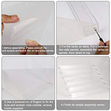 Umirokin Nail Polish Organizer, 6 Tiers Acrylic Paint Rack, Clear Display Holder Storage for Ink Gel Nail Polish Sunglasses Essential Oil Holds up to Umirokin