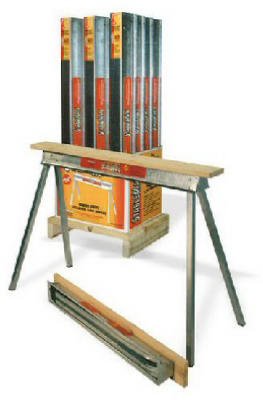 Sawhorse, Heavy-Duty Galvanized Steel, 36-In. Fulton
