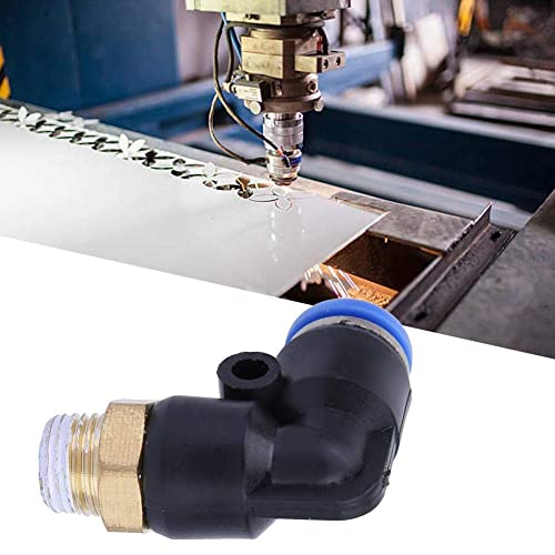 Air Pipe Adjustable Joint C02 Gas Nozzle Valve Engraving Machine Nozzle Air Valve Connect Air Pump Air Compressor(Air Pipe 6mm;Thread Dia.9.7; Garosa