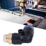 Air Pipe Adjustable Joint C02 Gas Nozzle Valve Engraving Machine Nozzle Air Valve Connect Air Pump Air Compressor(Air Pipe 6mm;Thread Dia.9.7; Garosa