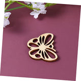 ARTIBETTER 100pcs Unfinished Wood Crafts Unfinished Wood Butterfly Rustic Wood Butterfly Wood Butterfly Tags Butterfly Wood Crafts Wood Butterfly ARTIBETTER