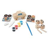 Melissa & Doug Created by Me! Monster Truck Wooden Craft Kit - Easter Basket Stuffers Easy To Assemble DIY For Kids Melissa & Doug