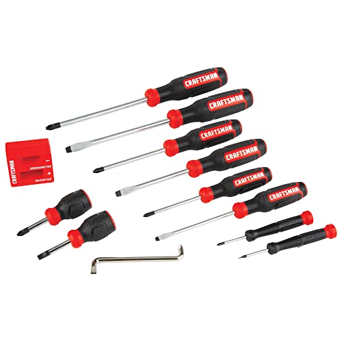 CRAFTSMAN Screwdriver Set, Bi-material, 12 Piece (CMHT65071N) Craftsman
